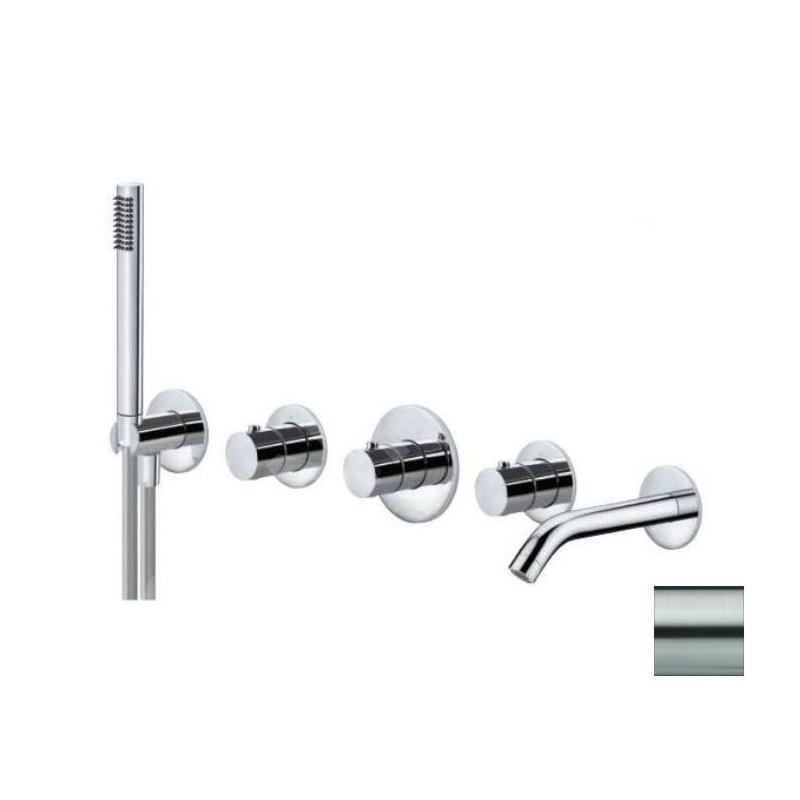 Paffoni Modular Box - Mitigeur thermostatique encastré, pour 2 sorties, inox MDE001ST Paffoni Modular Box - Mitigeur thermostatique encastré, pour 2 sorties, inox MDE001ST