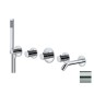 Paffoni Modular Box - Mitigeur thermostatique encastré, pour 2 sorties, inox MDE001ST Paffoni Modular Box - Mitigeur thermostatique encastré, pour 2 sorties, inox MDE001ST