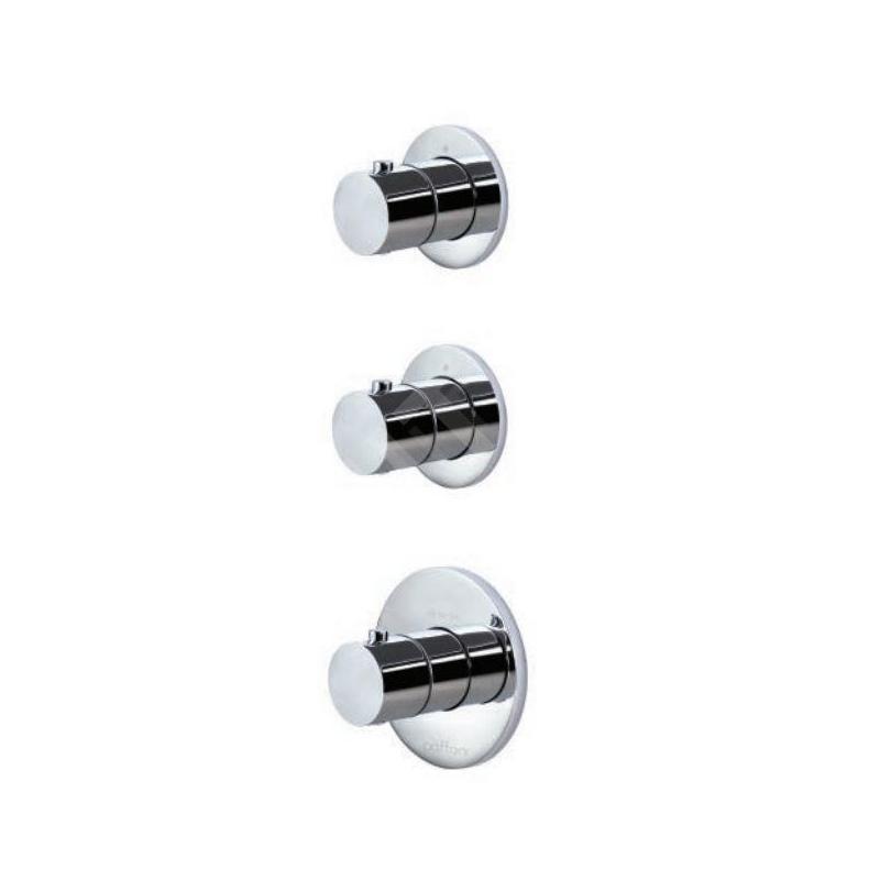 Paffoni Modular Box - Mitigeur thermostatique encastré, pour 2 sorties, chrome MDE018CR