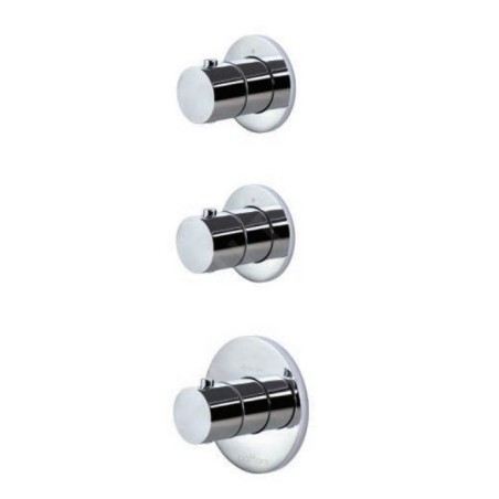 Paffoni Modular Box - Mitigeur thermostatique encastré, pour 2 sorties, chrome MDE018CR