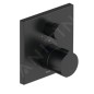 Duravit C.1 - Mitigeur thermostatique de douche encastré, noir mat C14200015046