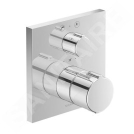 Duravit C.1 - Mitigeur thermostatique de baignoire encastré, pour 2 sorties, chrome C15200017010