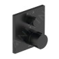 Duravit C.1 - Mitigeur thermostatique de baignoire encastré, pour 2 sorties, noir mat C15200013046