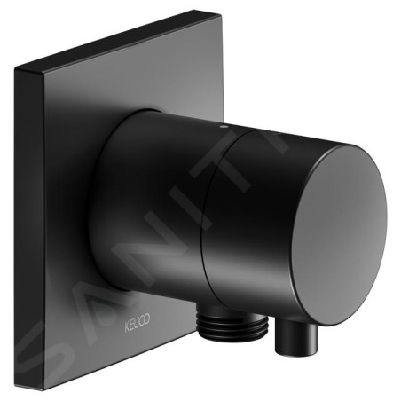 Keuco IXMO - Soupape encastré, avec raccordement de douche, noir mat 59541371102
