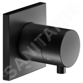 Keuco IXMO - Soupape encastrée pour 3 appareils, noir mat 59548371002