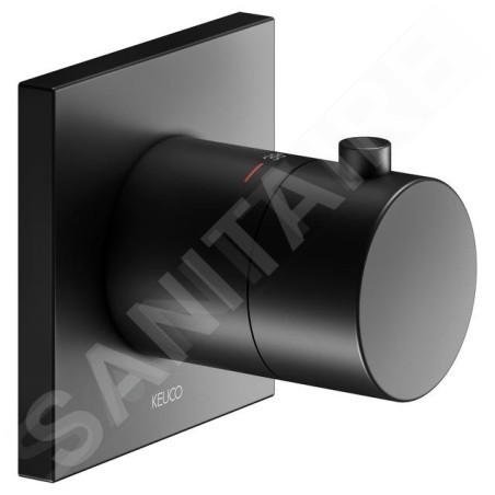 Keuco IXMO - Mitigeur thermostatique encastré, noir mat 59553370002