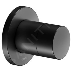 Keuco IXMO - Soupape encastrée pour 2 appareils, noir mat 59556370001