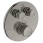 Ideal Standard CeraTherm Navigo - Mitigeur de douche thermostatique encastré pour 2 sorties, Silver Storm A7296GN