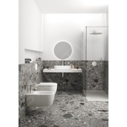 Ideal Standard CeraTherm Navigo - Mitigeur de douche thermostatique encastré pour 2 sorties, Silver Storm A7296GN