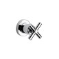 Roca Loft - Vanne encastrée, inverseur, quatre voies, chrome A5A9043C00