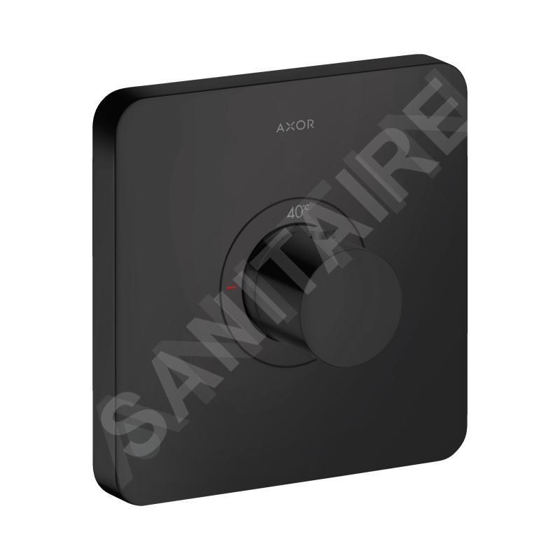 Axor ShowerSelect - Thermostat encastré haut débit, noir mat 36711670