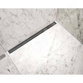 I-Drain Plano - Grille de douche en acier inoxydable, longueur 600 mm, surface PVD, graphite IDRO0600DT