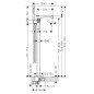 Axor Citterio E - Mitigeur bain thermostatique pour le sol, noir mat 36416670