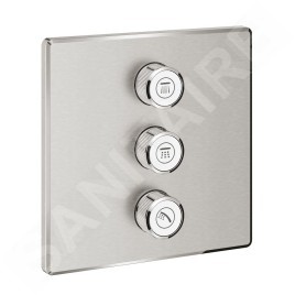 Grohe Grohtherm SmartControl - Mitigeur encastré pour 3 sorties, supersteel 29127DC0