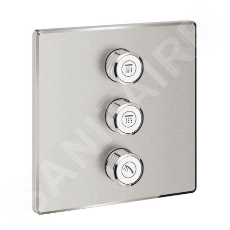 Grohe Grohtherm SmartControl - Mitigeur encastré pour 3 sorties, supersteel 29127DC0