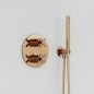 Steinberg 250 - Mitigeur thermostatique encastré 2 sorties, or rose 250 4133 3 RG