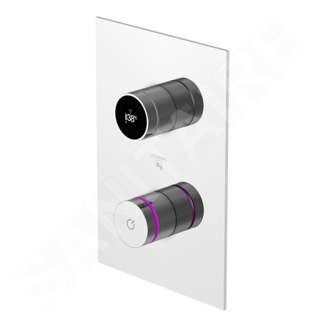Steinberg iFlow - Mitigeur thermostatique à encastrer, 2 sorties, avec corps d’encastrement, chrome 390 4126