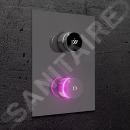 Steinberg iFlow - Mitigeur thermostatique à encastrer, 2 sorties, avec corps d’encastrement, chrome 390 4126
