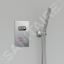 Steinberg iFlow - Mitigeur thermostatique à encastrer, 2 sorties, avec corps d’encastrement, chrome 390 4126