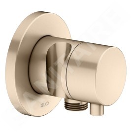 Keuco IXMO - Vanne d'arrêt et d'inversion encastrée, 2 sorties, avec raccord et support de douche, bronze brossé 59556031201