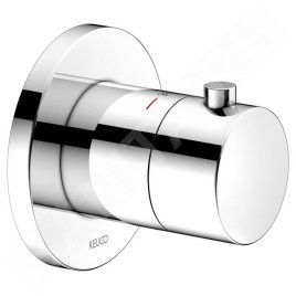 Keuco IXMO - Mitigeur thermostatique à encastrer, 2 sorties, avec corps d’encastrement, chrome 59606010001
