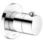 Keuco IXMO - Mitigeur thermostatique à encastrer, 2 sorties, avec corps d’encastrement, chrome 59606010001