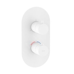 Ravak Espirit - Mitigeur thermostatique pour 3 appareils, encastré, blanc mat X070252