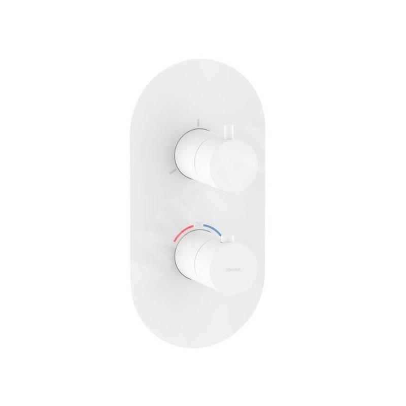 Ravak Espirit - Mitigeur thermostatique pour 3 appareils, encastré, blanc mat X070252