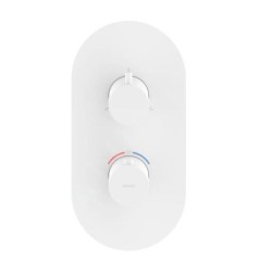 Ravak Espirit - Mitigeur thermostatique pour 3 appareils, encastré, blanc mat X070252