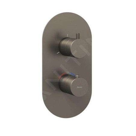 Ravak Espirit - Mitigeur thermostatique encastré pour 3 appareils, graphite brossé X070326