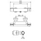 Schell Modus - Mitigeur thermostatique de douche, chrome 021850699