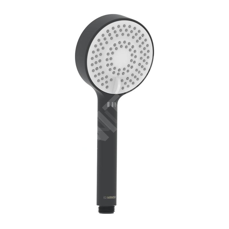 Hansa Basicjet - Pommeau de douche 95, 3 jets, ECO, noir mat 4463030033