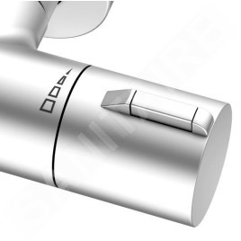 Keuco Plan blue - Mitigeur thermostatique de douche, aluminium 53926171001