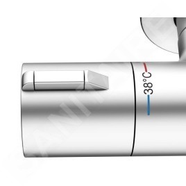 Keuco Plan blue - Mitigeur thermostatique de douche, aluminium 53926171001