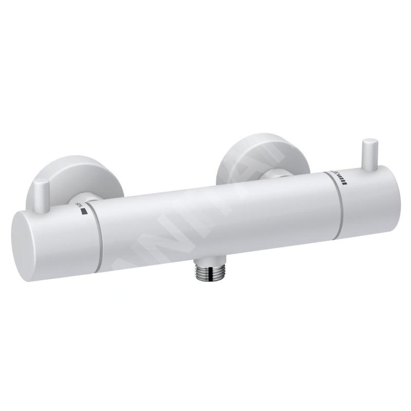 Kludi Bozz - Mitigeur de douche thermostatique, blanc mat 352035338