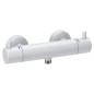 Kludi Bozz - Mitigeur de douche thermostatique, blanc mat 352035338