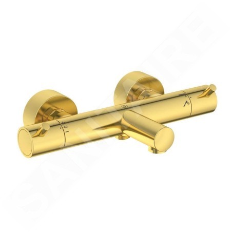 Ideal Standard CeraTherm - Mitigeur thermostatique de baignoire, or brossé A7588A2