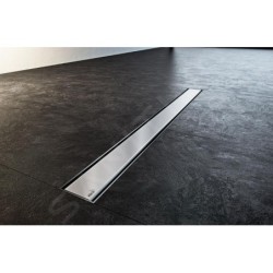Alcadrain Douchegoten - Caniveau de douche Double Fit and Go 850 mm, grille incluse, acier inoxydable APZ13-DOUBLE9-850