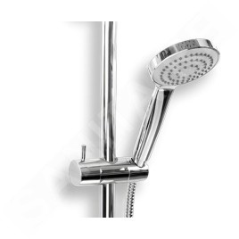 Novaservis Sets de douche - Set de douche avec robinetterie, raccord de douche par le haut, chrome SET040/96,0