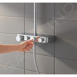 Grohe Euphoria SmartControl - Set de douche Cube 310 Duo avec thermostat, chrome 26508000