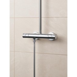 Grohe Vitalio Start - Set de douche 250 avec thermostat, 9,5 l/min, 2 jets, chrome 26696000