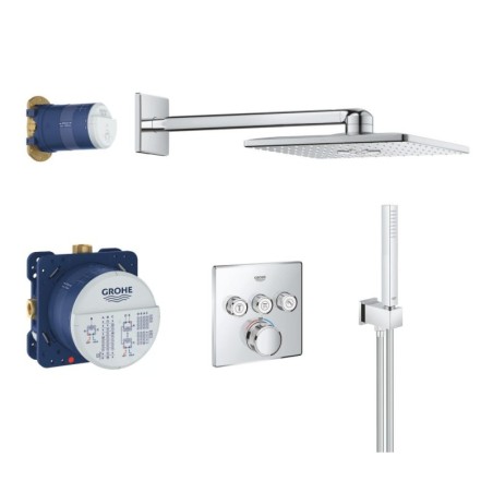 Grohe Grohtherm SmartControl Perfect - Colonne de douche avec thermostat encastré, 310 mm, chrome 34706000