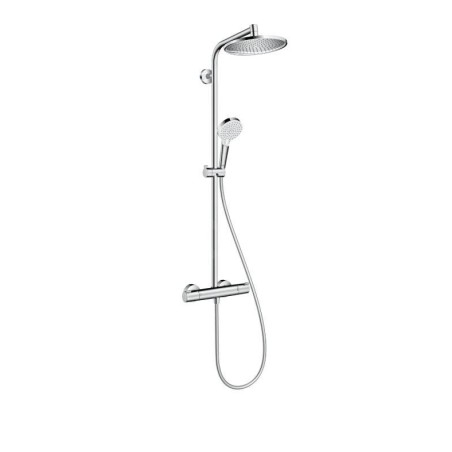 Hansgrohe Crometta - Set de douche S 240 Showerpipe avec thermostat, EcoSmart 9 l/min, chrome 27268000