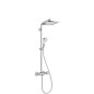 Hansgrohe Crometta - Set de douche E 240 Showerpipe avec thermostat, chrome 27271000 Hansgrohe Crometta - Set de douche E 240 Showerpipe avec thermostat, chrome 27271000