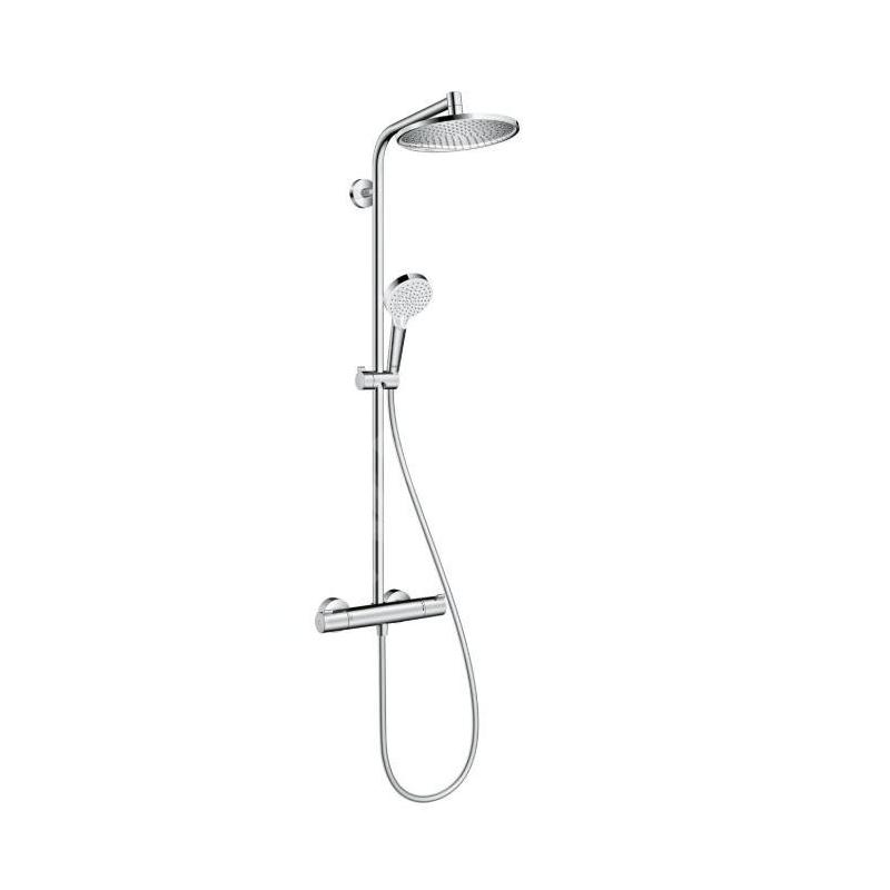 Hansgrohe Crometta - Set de douche S 240 Showerpipe avec thermostat, chrome 27267000