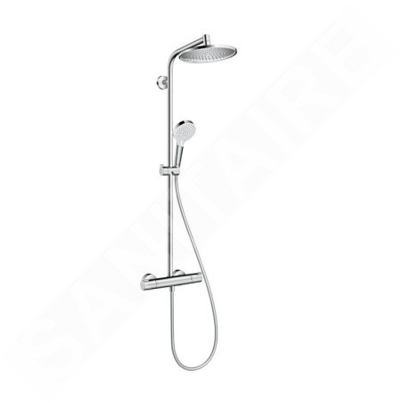 Hansgrohe Crometta - Set de douche S 240 Showerpipe avec thermostat, chrome 27267000