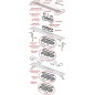 Alcadrain Douchegoten - Caniveau de douche 550 mm, avec rebord pour grille perforée, inox APZ1-550