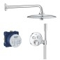 Grohe Grohtherm SmartControl - Set de douche Perfect avec thermostat encastré, 260 mm, chrome 34744000 Grohe Grohtherm SmartControl - Set de douche Perfect avec thermostat encastré, 260 mm, chrome 34744000