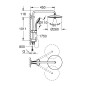Grohe Euphoria - Colonne de douche 260, 3 jets, chrome 27421002 Grohe Euphoria - Colonne de douche 260, 3 jets, chrome 27421002