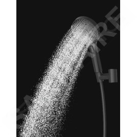 kielle Oudee - Set de douche avec thermostat, 260 mm, 3 jets, noir mat 20602014
